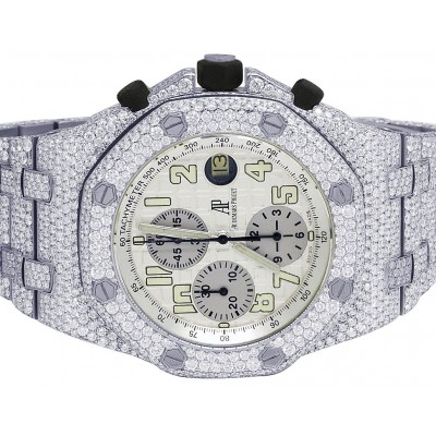 Audemars Piguet Royal Oak 42MM Steel VS Diamond Watch 37.75 Ct