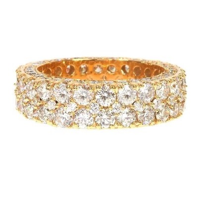 14K Gold Eternity Diamond Ring 66873 6.92ct