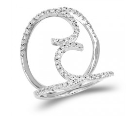 14K Diamond Designer Ring (0.75ct)