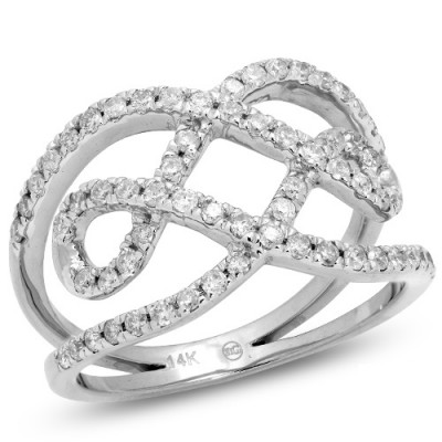14K Diamond Designer Ring (0.75ct)