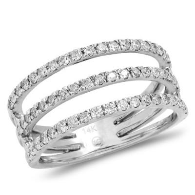 14K Diamond Designer Ring (0.65CT)