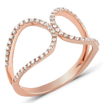 14K Diamond Designer Ring (0.40ct)