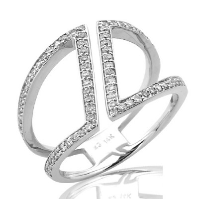 14K Diamond Designer Ring (0.50ct)