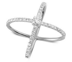 14K Diamond Designer Ring (0.85ct)