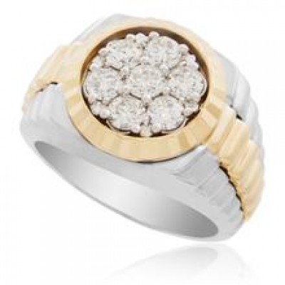 14K Diamond Two-Tone Ring (1.48ct)