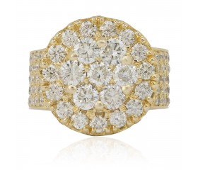14K Gold 6.5ct Diamond Ring