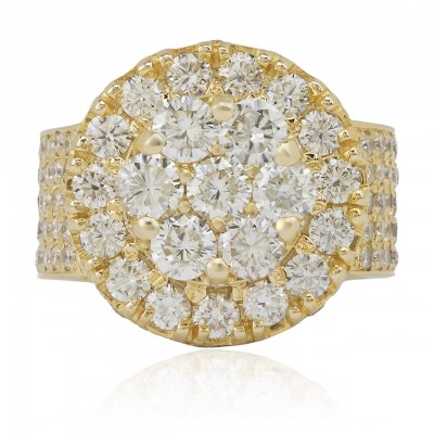 14K Gold 6.5ct Diamond Ring