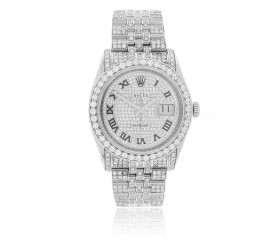 Rolex DateJust Stainless Steel 14ct Diamond Automatic Men's Watch
