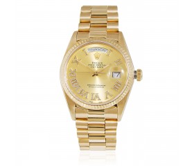 Rolex Day-Date 18k Gold President Automatic Men's Watch