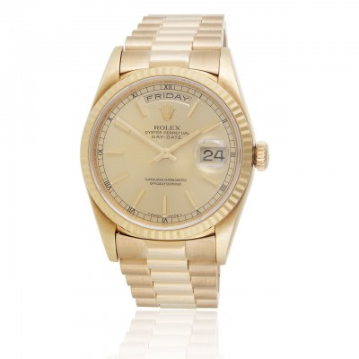 Rolex Presidential Day-Date 18k Gold Automatic Men's Watch