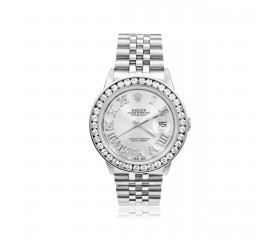 Rolex DateJust Stainless Steel with 4.5ct Diamond Watch