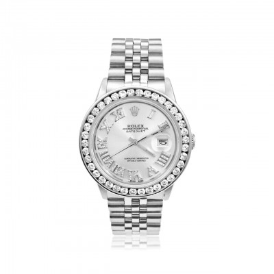 Rolex DateJust Stainless Steel with 4.5ct Diamond Watch
